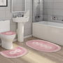 Mijölnir Juego de alfombras de baño Powder - 3 piezas